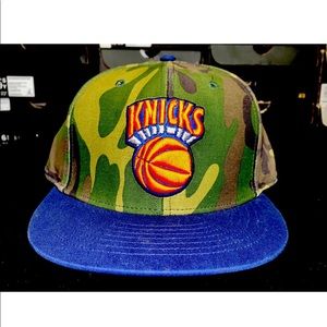 New York Knicks NBA Camo/Blue Snapback